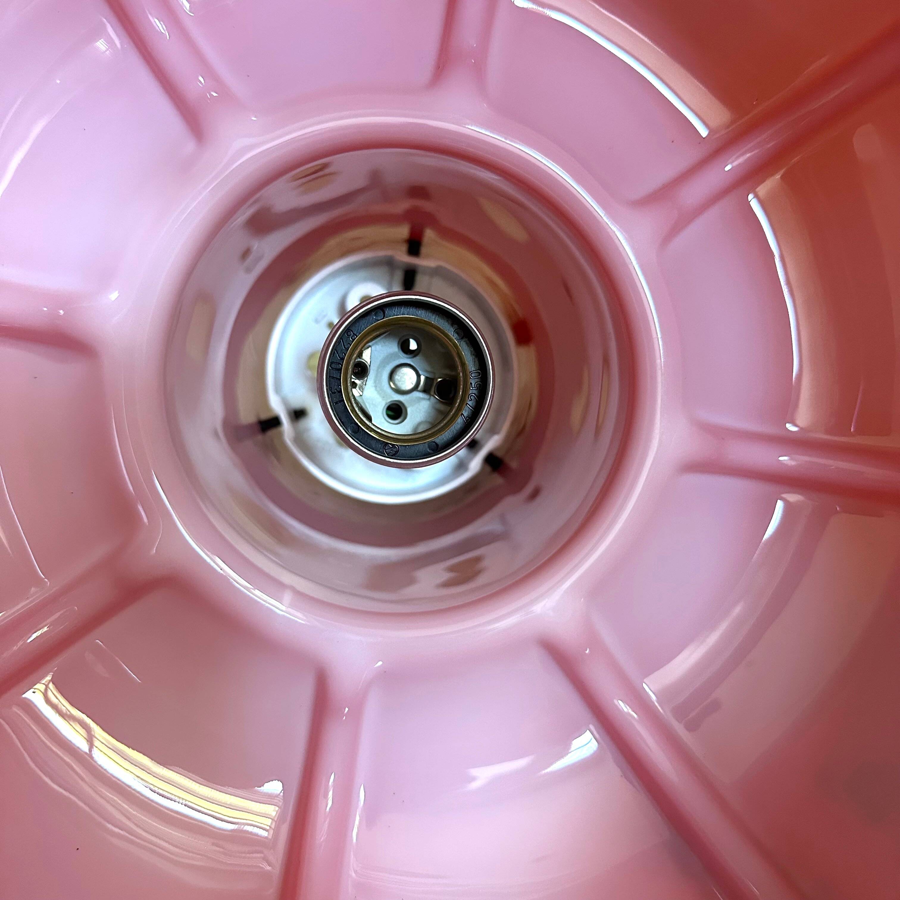 Pendant lamp in the shape of a flower by Glashütte Limburg