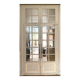 Double separation doors with transom and beveled glass 20th century