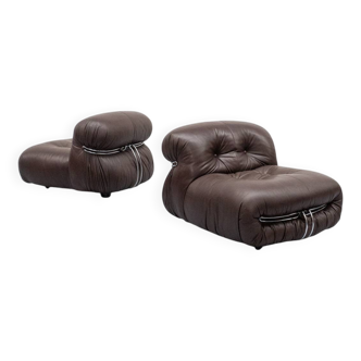 Fauteuil Soriana Afra & Tobia Scarpa Cassina années 1970