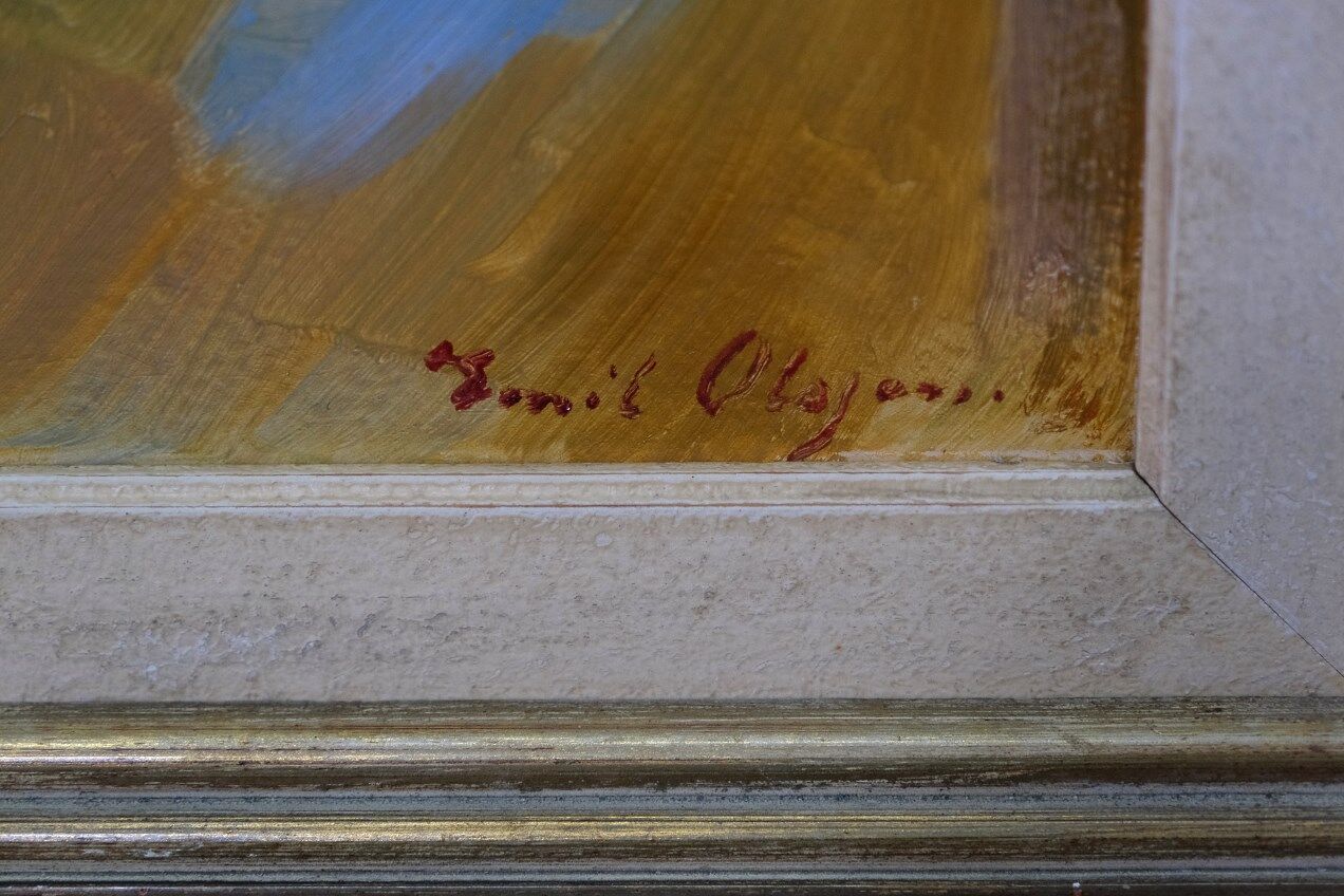 Emil Johan Olsson  (1890-1964), Swedish Modern Painting, 1945, Oil on Panel