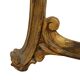 French Louis XV Style Console Gold Leaf Gilded Wood and Marble