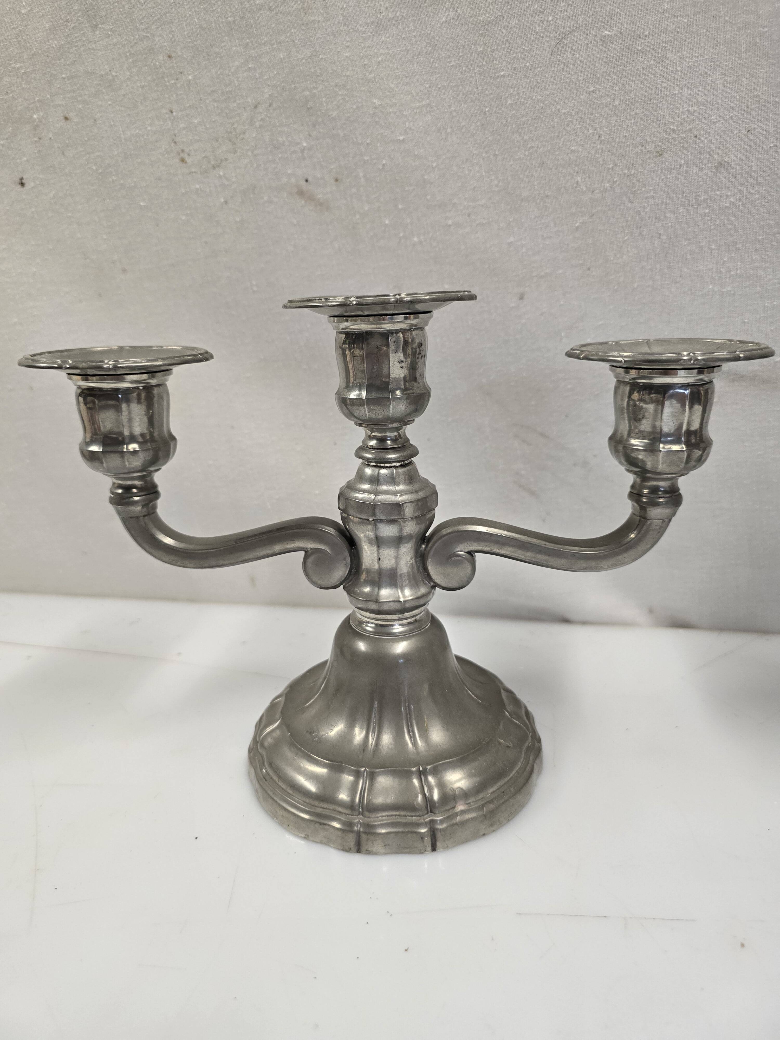 Pair of mid-20th century candlesticks