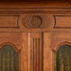 Large antique display cabinet with two doors – wood – detailed sc