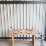 Solid oak monastery table