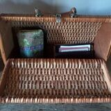 Vintage wicker basket