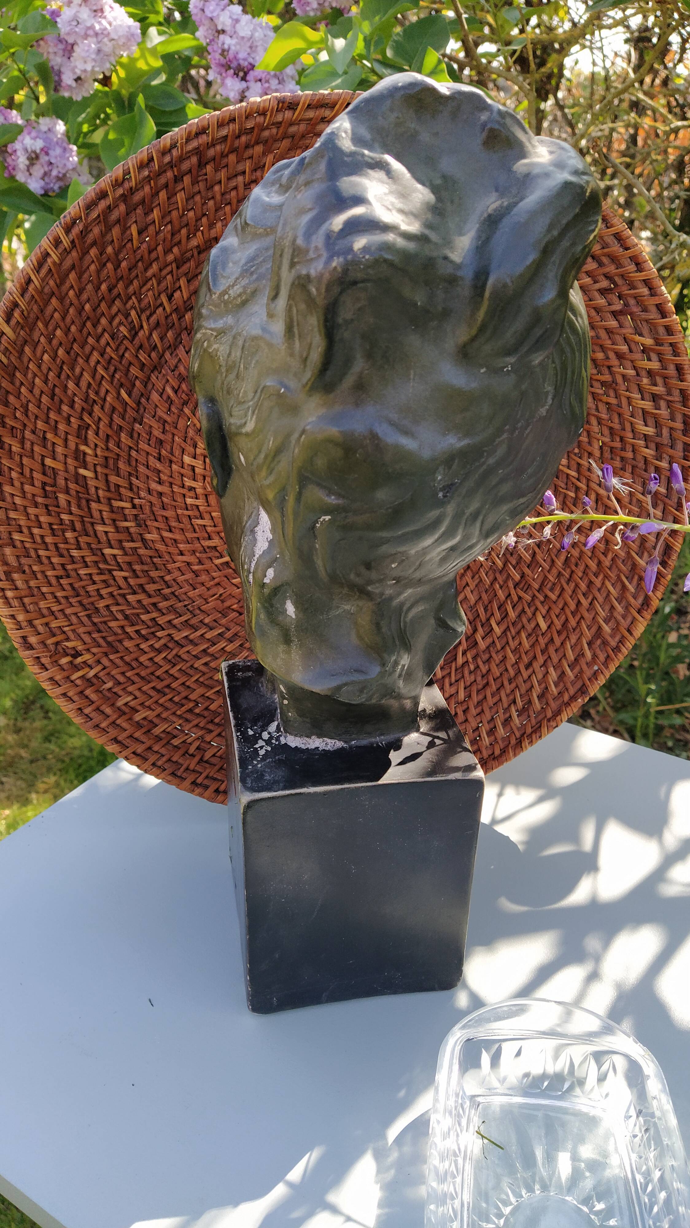 Diane bust in platre