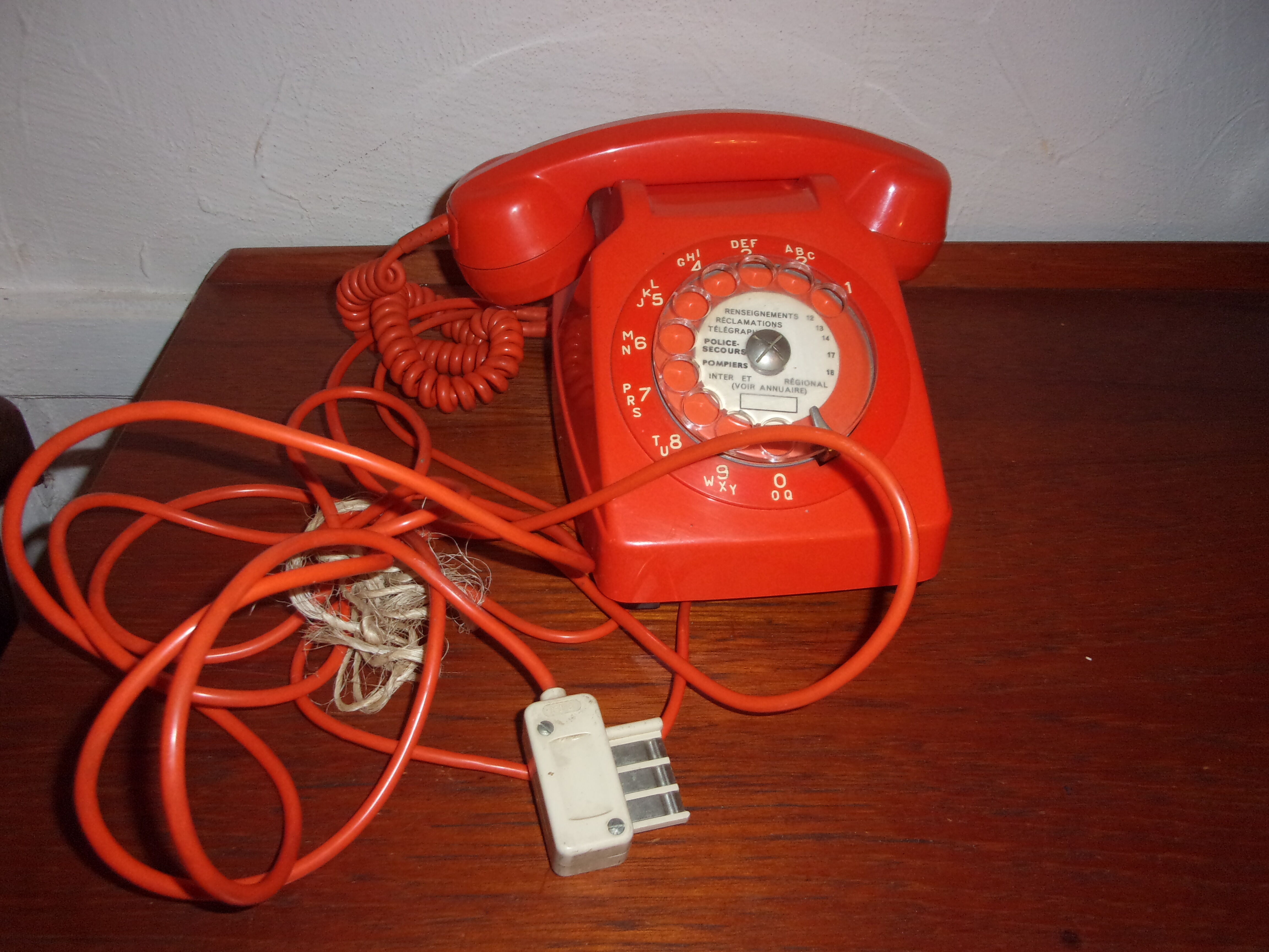 Socotel orange phone, 1970s