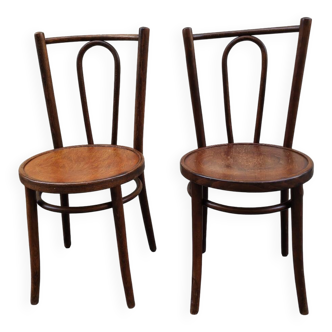 Paire de chaises bistrot 