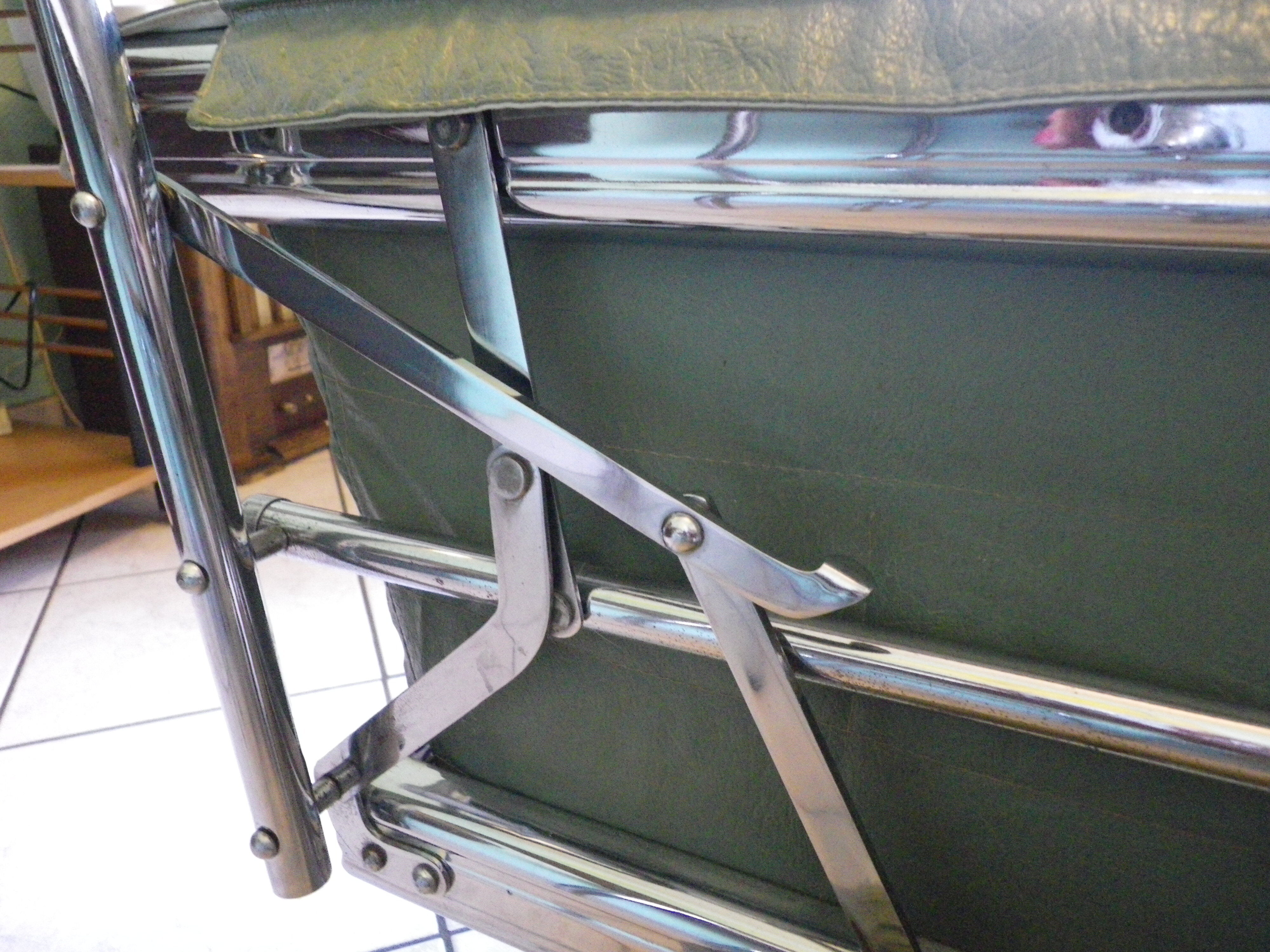 Landeau repliable d'origine de marque Flandria années 50