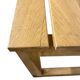 Vintage XL wooden coat rack with bench