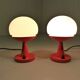 Space age table lamps bed side lamps, 1960’s