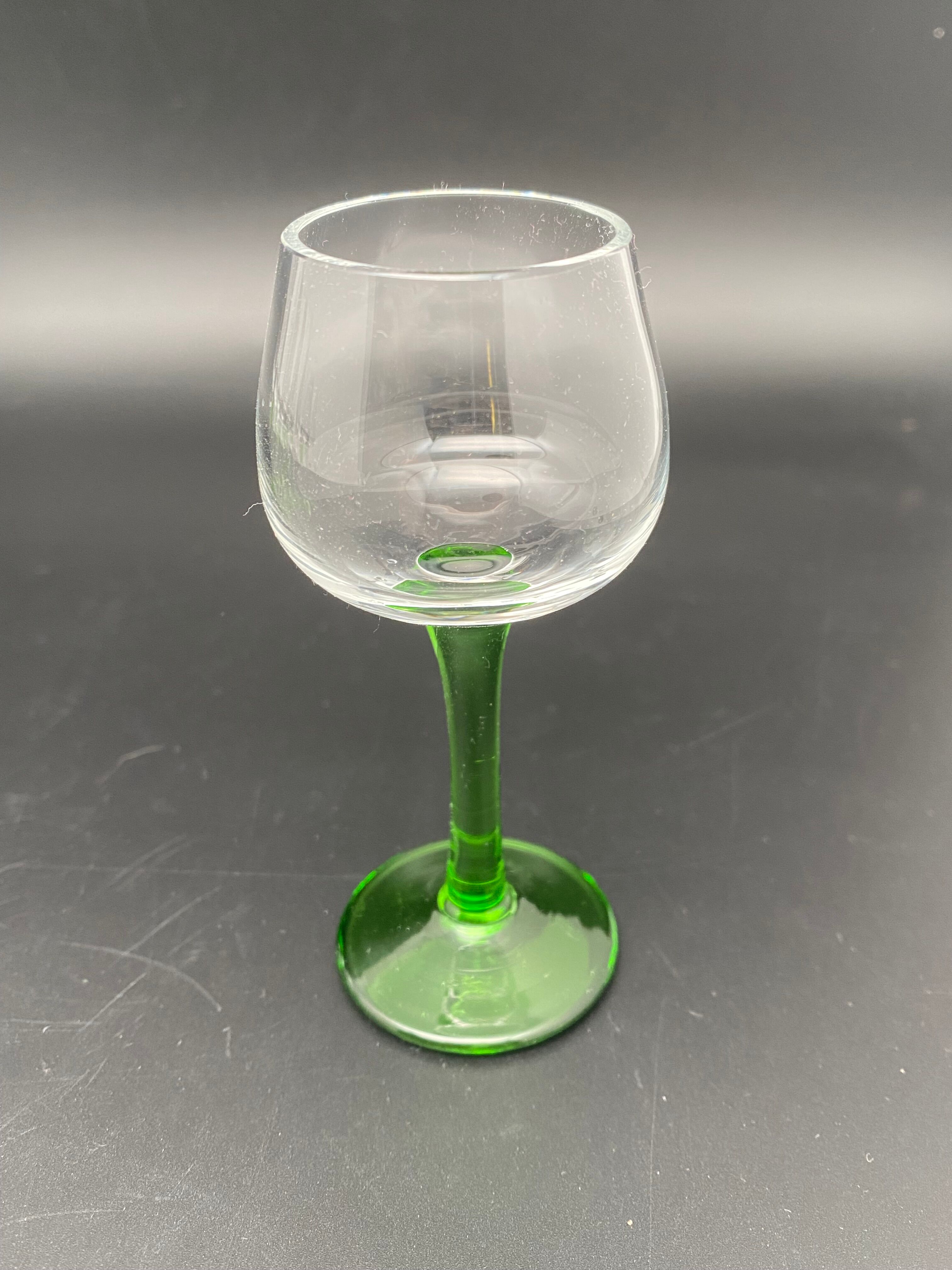 Digestive glasses on foot, mini Gewurztraminer glasses