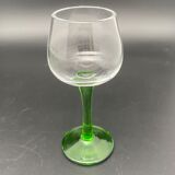 Digestive glasses on foot, mini Gewurztraminer glasses