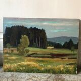 Landscape oil painting