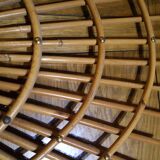 Mirror rattan  65x84cm