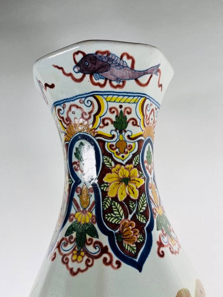 Boch Frères Kéramis vase from La Louvière in Belgium 19th century