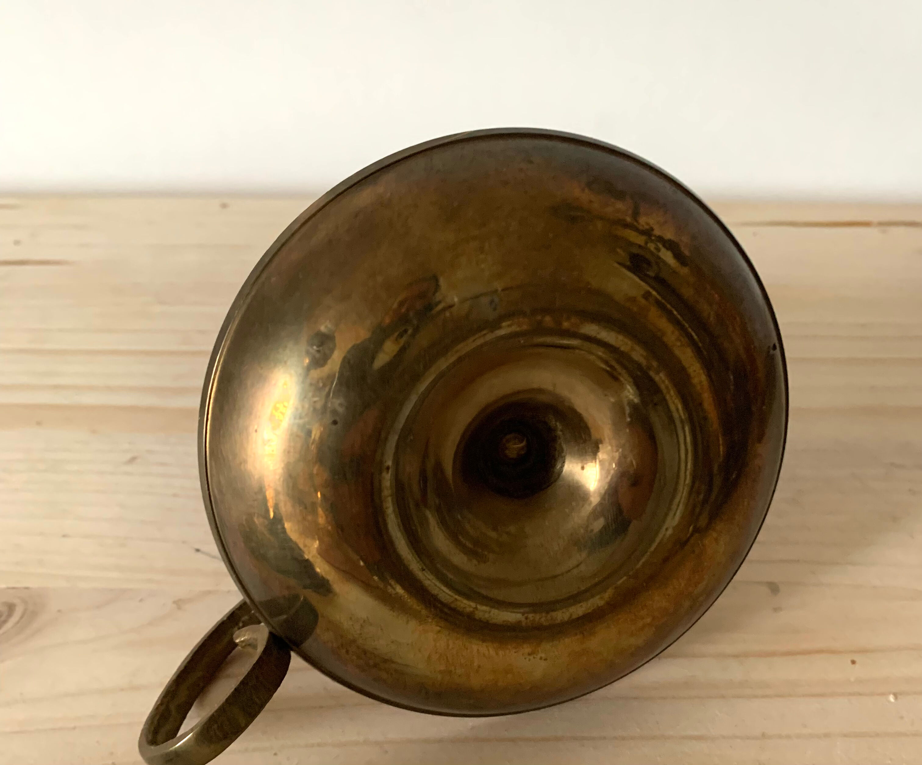 Brass candle holder