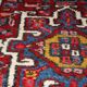 Tapis Antique Karajeh en Laine, Années 1920, Élégance et Tradition