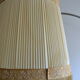 Lampshade fabric pleated fringes