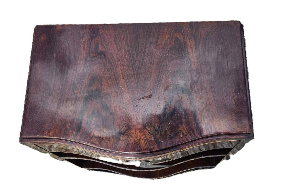 Art Deco Bedside Table in Varnished Rosewood