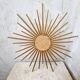 Vintage small and rare sun mirror chaty vallauris