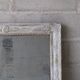 Large mirror early 19th old in patinated wood and mercury