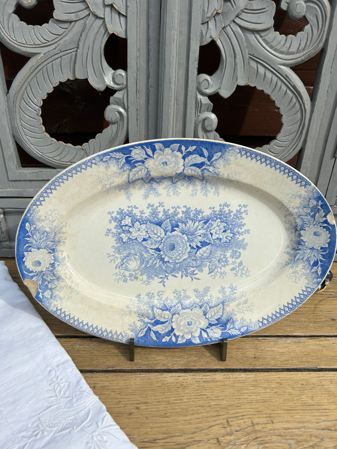 U&C Sarreguemines Vegetable Dish