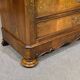 Napoleon III commode in walnut, fir and white marble from the 19th century.