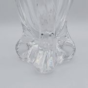 Art Vannes France - Large Sculptural Free-Form Vase - Solid Crystal 1950