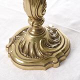 Pair of antique 6-arm bronze candelabras, 19th century