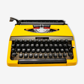 Brother 210 Typewriter Yellow Yellow Cab Revised Ribbon New
