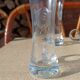 Six verres à shot en cristal gravé