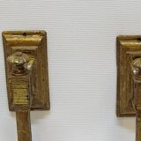 3 anciennes embrasses a rideaux