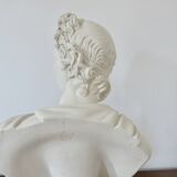 Plaster bust "apollo" 52cm. early 20th century
