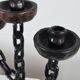 Vintage brutalist chain decor candleholder spain
