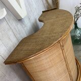 Vintage rattan bar