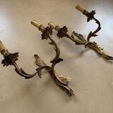 Pair of Louis XV bronze sconces