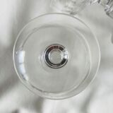 5 coupes à champagne en cristal