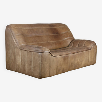 DeSede DS84 sofa in taupe buffalo leather