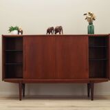 Buffet haut en teck, design danois, années 1960, production : Danemark