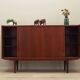 Buffet haut en teck, design danois, années 1960, production : Danemark