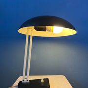 Lampe de bureau flexible vintage noire par Hala