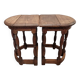 Antique English Oak Wall Or Statue Tables, 2nd Half Of The 19th Century