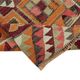 Turkish Handwoven Vintage Herki Kilim 98 cm x 320 cm