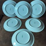 Set of 6 R T M Paris dessert plates