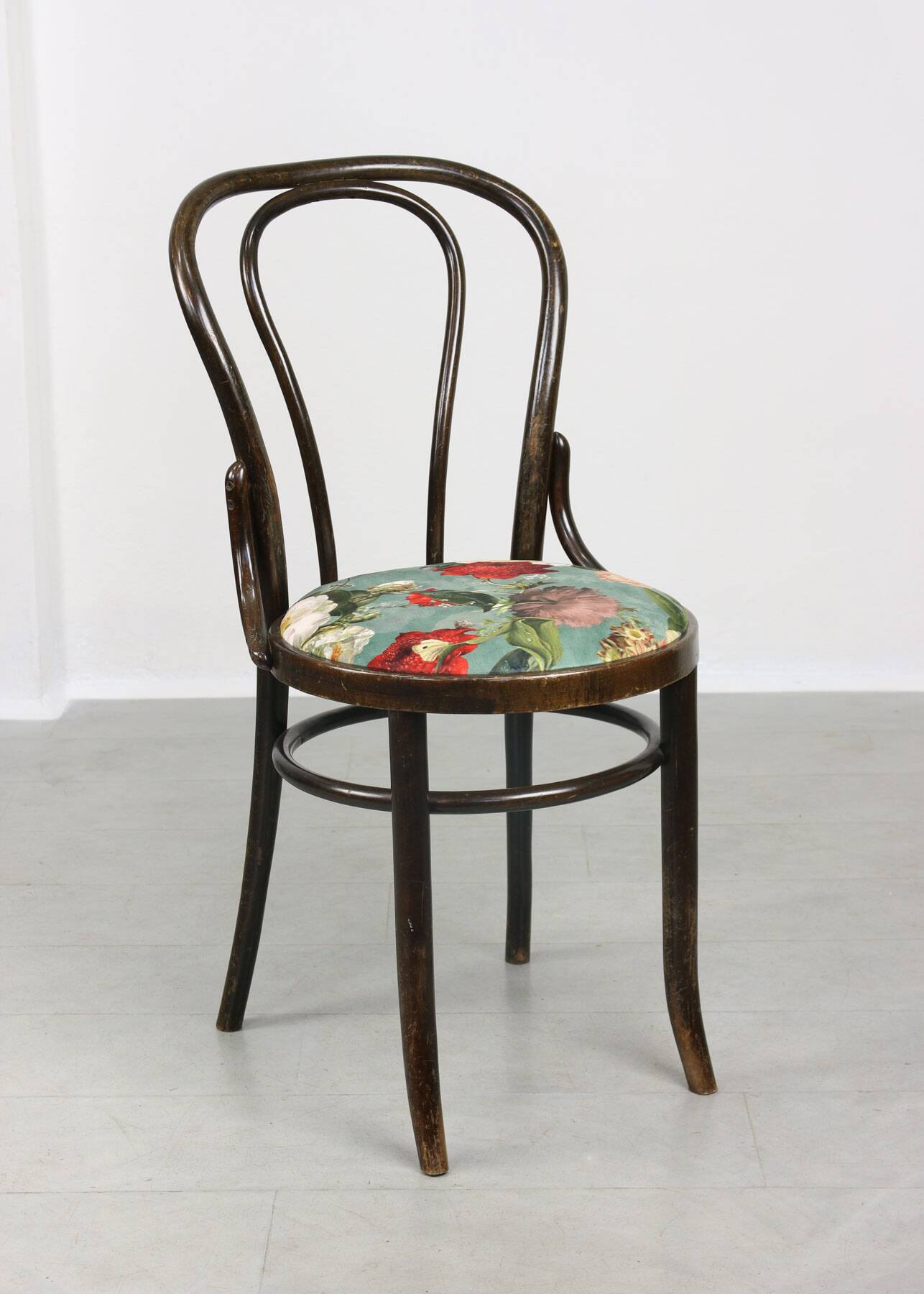 Vintage Velvet No. 18 Dining Chairs by Michael Thonet, Set of 4