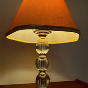 Adnet style glass ball lamp from the 60s