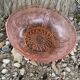 Vintage molded glass salad bowl