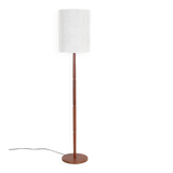 Mid-century teak floor lamp / Danish modern design / 1960s