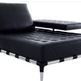 Cassina Privé 231 Lounge by Philippe Stark Luxury Black Leather Sofa